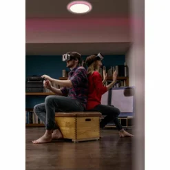 Luminaires Ledvance ORBIS Applique murale / Plafonnier LED Blanc, 1 lumière, Changeur de couleurs