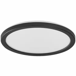 Luminaires Ledvance ORBIS Applique murale / Plafonnier LED Noir, 1 lumière, Changeur de couleurs
