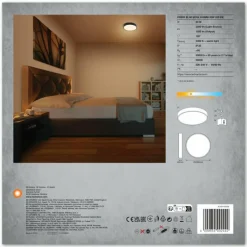 Luminaires Ledvance Orbis Plafonnier LED Noir, 1 lumière* Éclairage Led