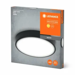 Luminaires Ledvance Orbis Plafonnier LED Noir, 1 lumière* Éclairage Led