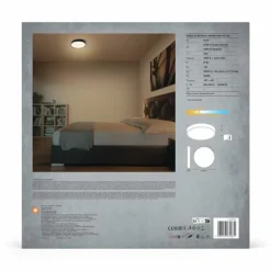 Luminaires Ledvance Orbis Plafonnier LED Noir, 1 lumière* Éclairage Led