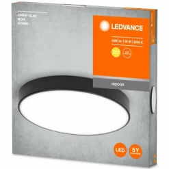 Luminaires Ledvance Orbis Plafonnier LED Noir, 1 lumière* Éclairage Led