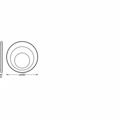 Luminaires Ledvance Orbis Plafonnier LED Blanc, 1 lumière* Éclairage Led