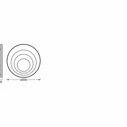 Luminaires Ledvance Orbis Plafonnier LED Blanc, 1 lumière* Éclairage Led