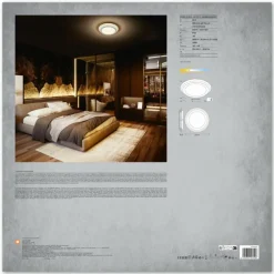 Luminaires Ledvance Orbis Plafonnier LED Blanc, 1 lumière* Éclairage Led