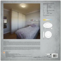 Luminaires Ledvance Orbis Plafonnier LED Blanc, 1 lumière* Éclairage Led