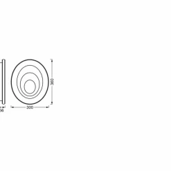 Luminaires Ledvance Orbis Plafonnier LED Blanc, 1 lumière* Éclairage Led