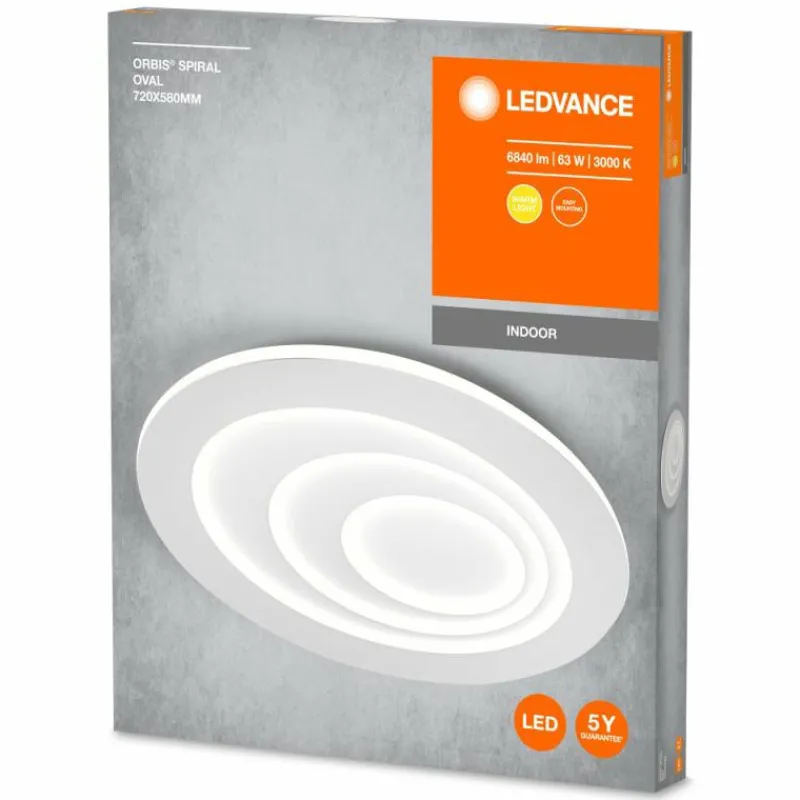 Luminaires Ledvance Orbis Plafonnier LED Blanc, 1 lumière* Éclairage Led