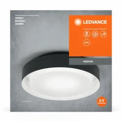 Luminaires Ledvance Orbis Plafonnier Noir, Blanc, 2 lumières* Plafonniers