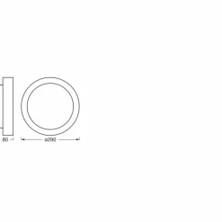 Luminaires Ledvance Orbis Plafonnier Blanc, 2 lumières* Plafonniers