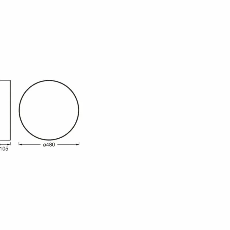 Luminaires Ledvance Orbis Plafonnier Beige, 3 lumières* Plafonniers