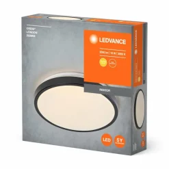 Luminaires Ledvance Orbis Plafonnier LED Noir, 1 lumière* Éclairage Led