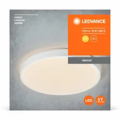 Luminaires Ledvance Orbis Plafonnier LED Blanc, 1 lumière* Éclairage Led