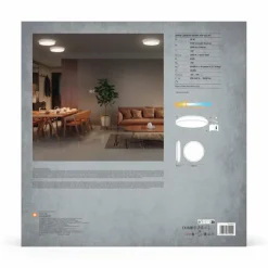 Luminaires Ledvance Orbis Plafonnier LED Blanc, 1 lumière* Éclairage Led