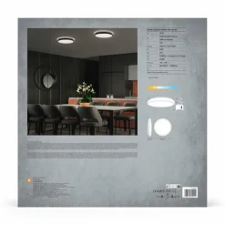 Luminaires Ledvance Orbis Plafonnier LED Noir, 1 lumière* Éclairage Led