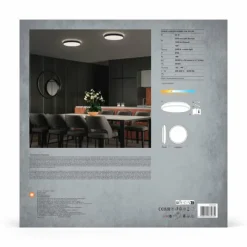 Luminaires Ledvance Orbis Plafonnier LED Noir, 1 lumière* Éclairage Led