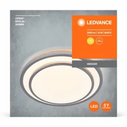 Luminaires Ledvance Orbis Plafonnier LED Argenté, 1 lumière* Éclairage Led