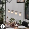hofstein Ordan Suspension, Suspension LED Nickel mat, 4 lumières