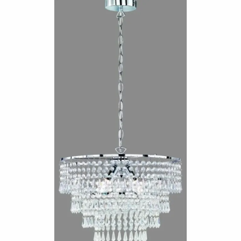 Luminaires Reality ORIENT Suspension Chrome, 3 lumières* Suspensions