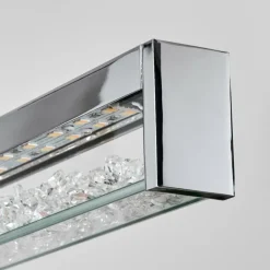 hofstein Ortan Suspension, Suspension LED Argenté, 4 lumières