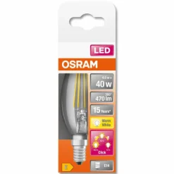 Luminaires Osram OSRAM CLASSIC B LED E14 4 watt 2700 kelvin 470 lumen
