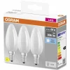 Luminaires Osram OSRAM CLASSIC B Lot de 3 LED E14 5,5 watt 4000 Kelvin 806 lumen