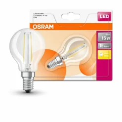 Luminaires Osram Osram LED E14 1,6 Watt 2700 Kelvin 136 Lumen