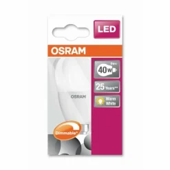 Luminaires Osram Osram LED E14 5,3 Watt 2700 Kelvin 470 Lumen