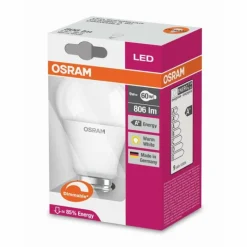 Luminaires Osram Osram LED E27 9 Watt 2700 Kelvin 806 Lumen