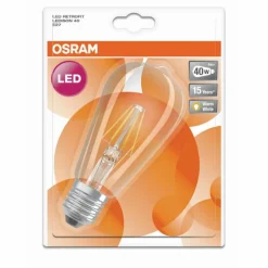 Luminaires Osram Osram LED E27 4 Watt 2700 Kelvin 470 Lumen