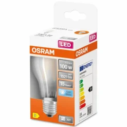 Luminaires Osram Osram LED E27 11 Watt 4000 Kelvin 1521 Lumen