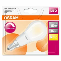 Luminaires Osram Osram LED E14 5 Watt 2700 Kelvin 640 Lumen