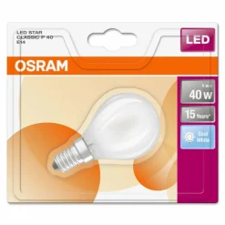 Luminaires Osram Osram LED E14 4 Watt 6500 Kelvin 470 Lumen