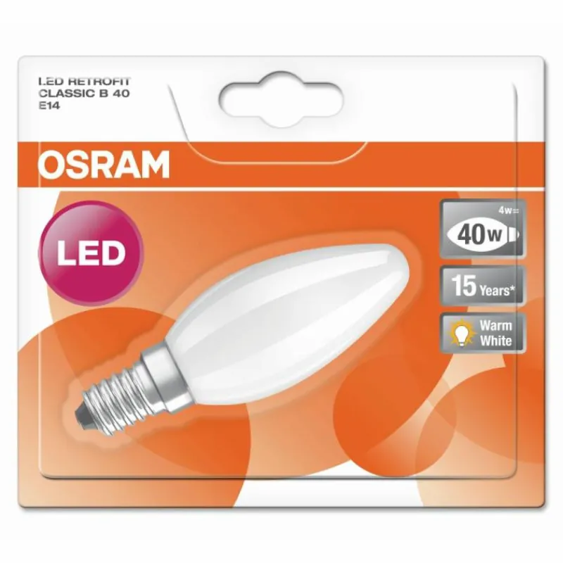 Luminaires Osram Osram LED E14 4 Watt 2700 Kevlin 470 Lumen