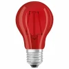 Luminaires Osram Osram LED E27 2 Watt Rot 50 Lumen