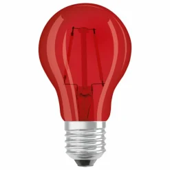 Luminaires Osram Osram LED E27 2 Watt Rot 50 Lumen