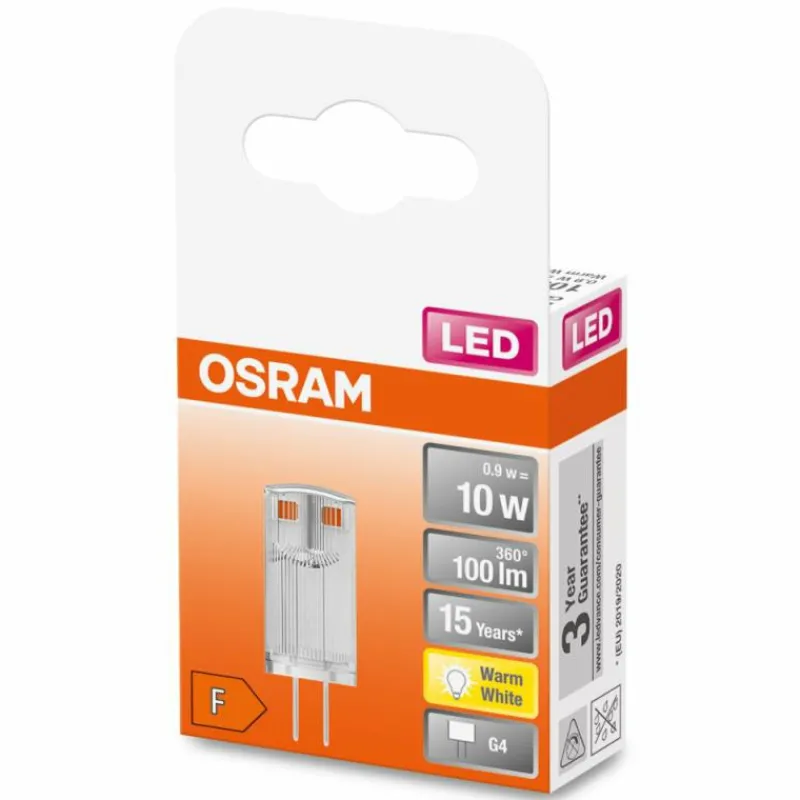 Luminaires Osram Osram LED G4 0,9 Watt 2700 Kelvin 100 Lumen