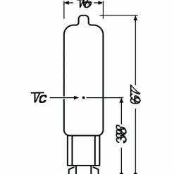 Luminaires Ledvance OSRAM LED G9 2,6 watt 2700 kelvin 300 lumen