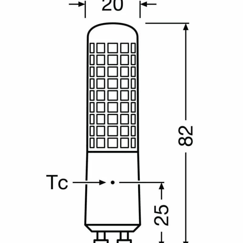 Luminaires Ledvance OSRAM LED GU10 7 Watt 2700 Kelvin 806 Lumen
