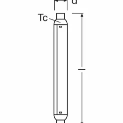 Luminaires Osram OSRAM LED Line S15s 7 Watt 2700 Kelvin 750 Lumen
