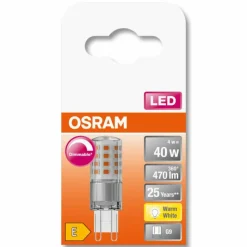 Luminaires Osram OSRAM LED PIN G9 4 watt 2700 kelvin 470 lumen