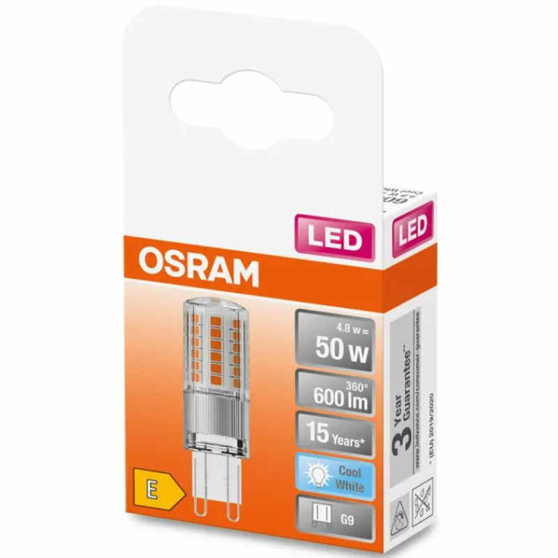 Luminaires Osram OSRAM LED PIN G9 4,8 watt 4000 Kelvin 600 lumen