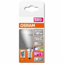 Luminaires Osram OSRAM LED Retrofit E14 4,9 watt 2700 kelvin 470 lumen
