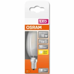 Luminaires Osram OSRAM LED Retrofit E14 1,5 Watt 2700 Kelvin 136 lumen