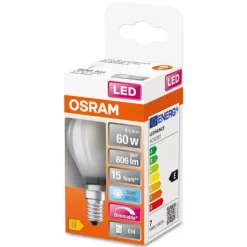 Luminaires Osram OSRAM LED Retrofit E14 6,5 watt 4000 kelvin 806 lumen