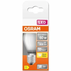 Luminaires Osram OSRAM LED Retrofit E27 5,5 watt 2700 kelvin 806 lumen