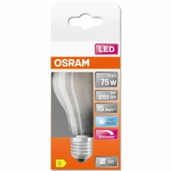 Luminaires Osram OSRAM LED Retrofit E27 7,5 watt 4000 kelvin 1055 lumen