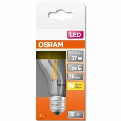 Luminaires Osram OSRAM LED Retrofit E27 4 watt 2700 kelvin 420 lumen