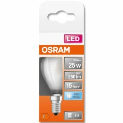 Luminaires Osram OSRAM LED Retrofit E14 2,5 Watt 4000 Kelvin 250 lumen