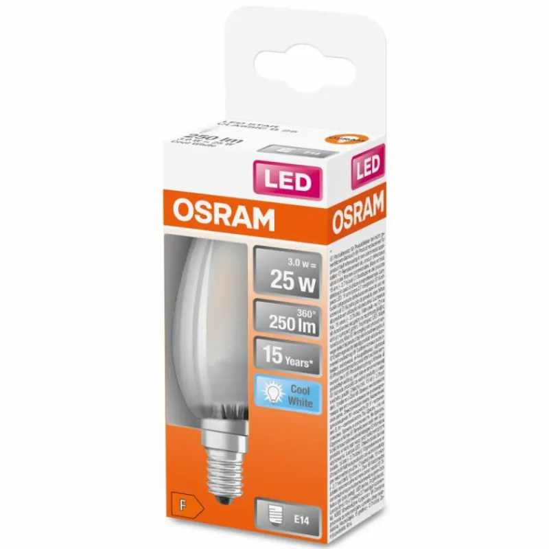 Luminaires Osram OSRAM LED Retrofit E14 2,5 Watt 4000 Kelvin 250 lumen